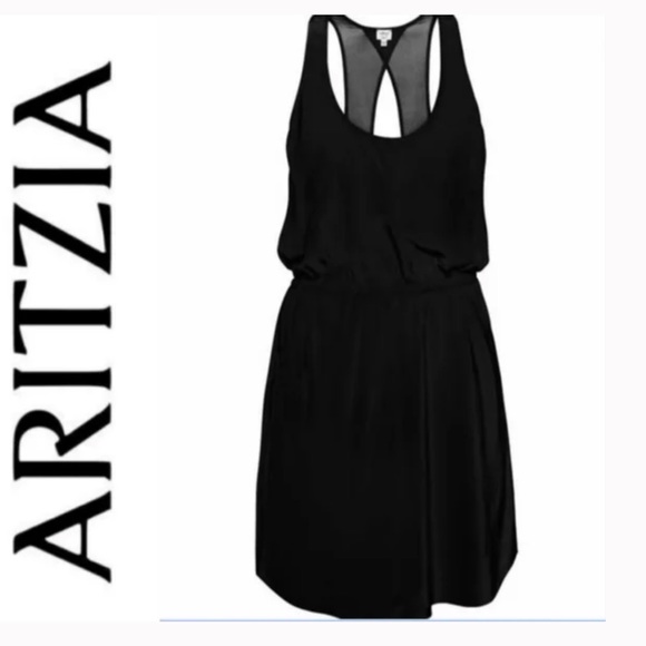 Aritzia Dresses & Skirts - Aritzia Wilfred 100% Silk Dress- Black- Size S